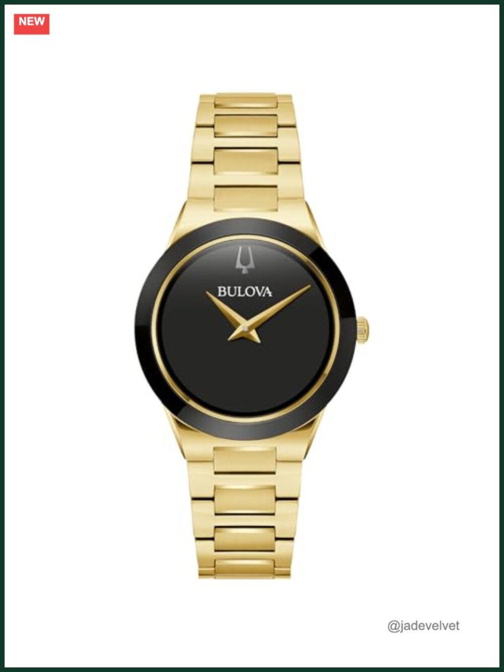 Ladies Modern Millenia Gold-Tone Stainless Steel Quartz Watch Sapphire Crystal